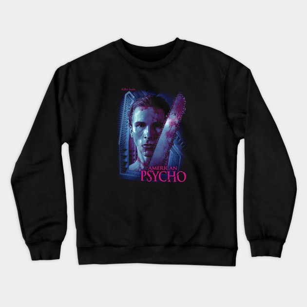 AMERICAN PSYCHo KILLER LOOKS Crewneck Sweatshirt by Visionary Canvas